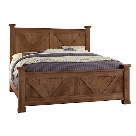 California King Barndoor Panel Bed