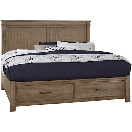 Queen Mansion Storage Bed