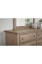 Artisan & Post Carlisle Rustic Solid Wood Queen Panel Bed