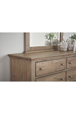 Artisan & Post Carlisle Rustic Solid Wood 8-Drawer Dresser