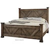 Artisan & Post Cool Rustic King Barndoor Panel Bed