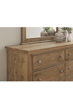 Artisan & Post Carlisle Rustic Solid Wood King Panel Bed