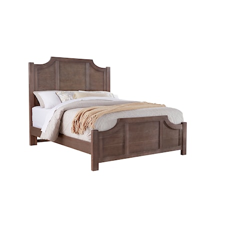 Scalloped California King Bed