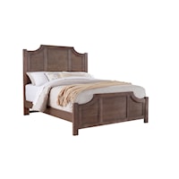 Queen Scalloped Bed