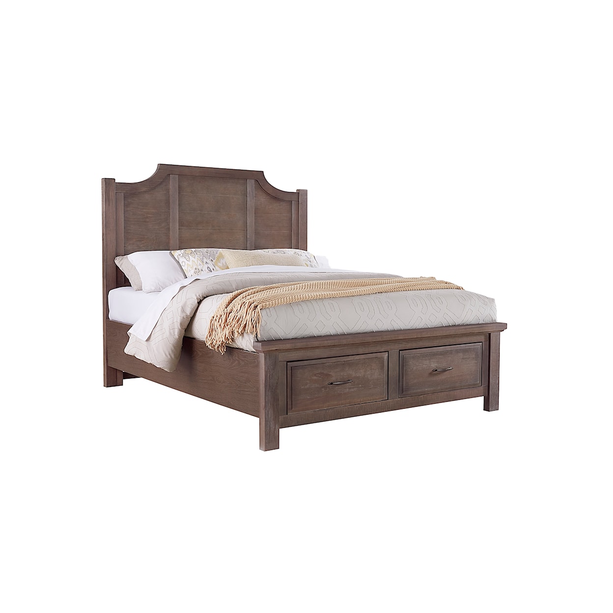 Artisan & Post Maple Road King Scalloped Storage Bed