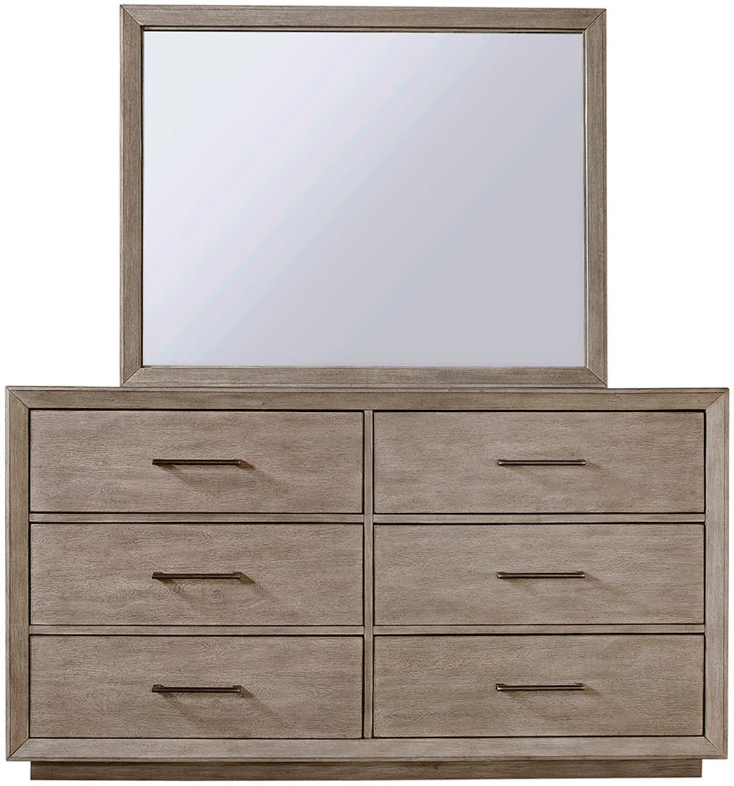 Queen Bed, Dresser, Mirror