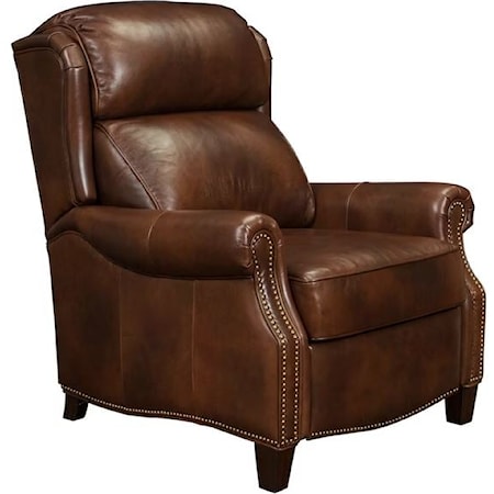 Transitional Meade Low-Leg Recliner