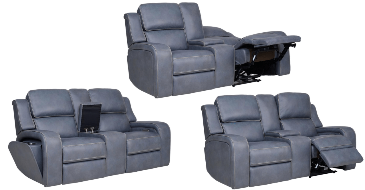 Power Reclining Loveseat with Speakers