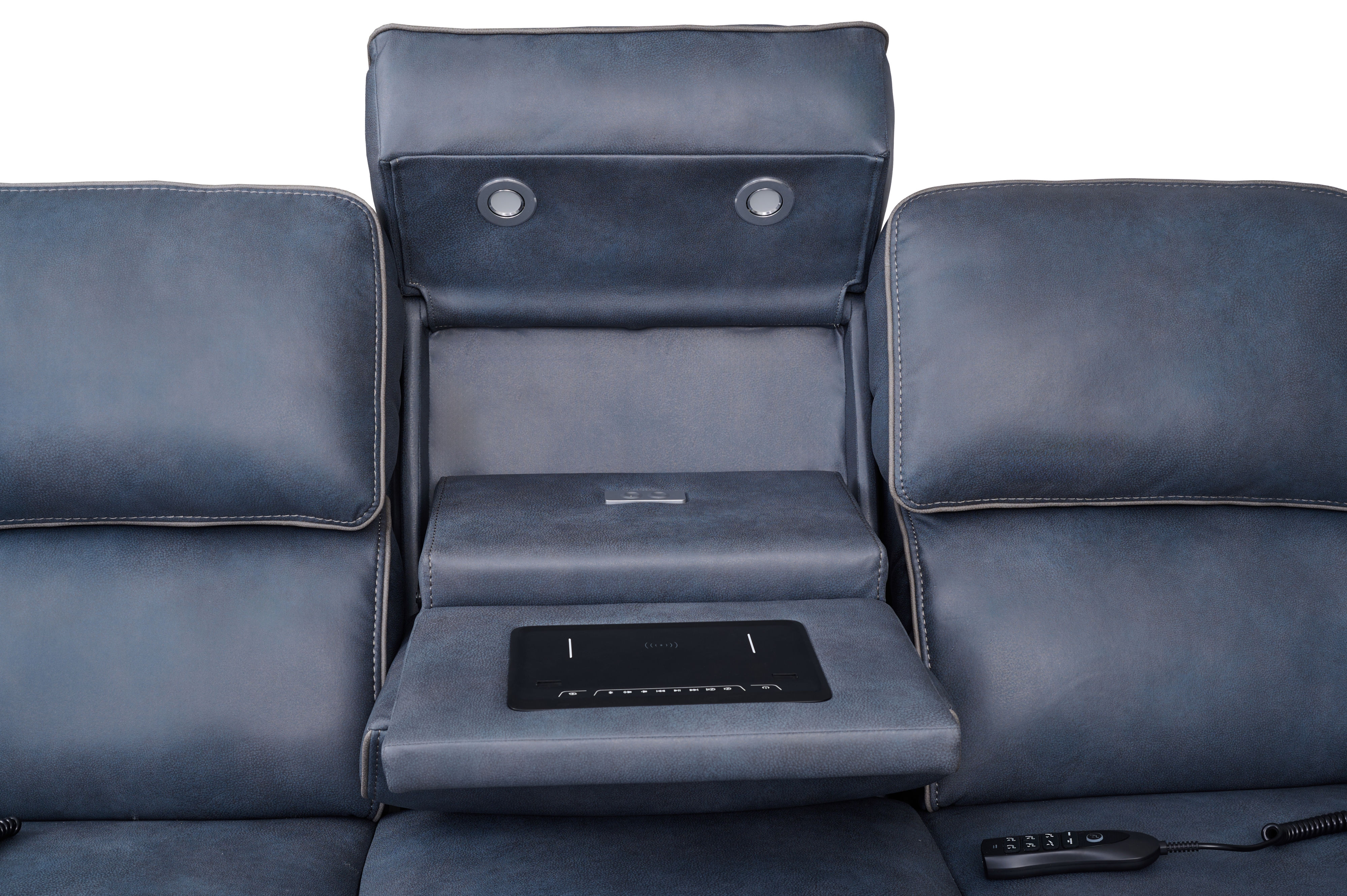 Power Reclining Sofa with Speakers