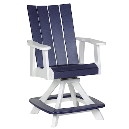 Poly Lumber Fenwick Balcony Swivel Chair