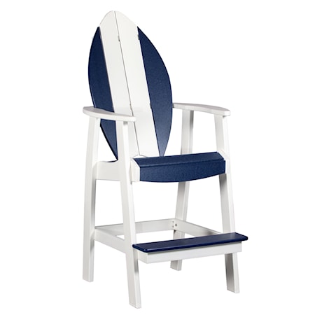 Poly Lumber Surf Pub Chair