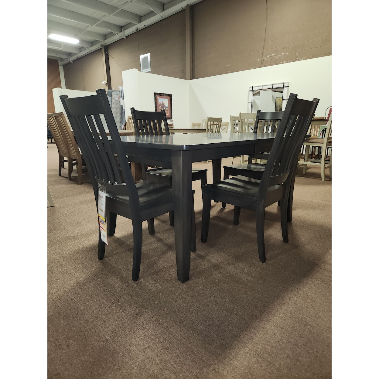 Country View Woodworking Elite Dining Table and 4  chairs