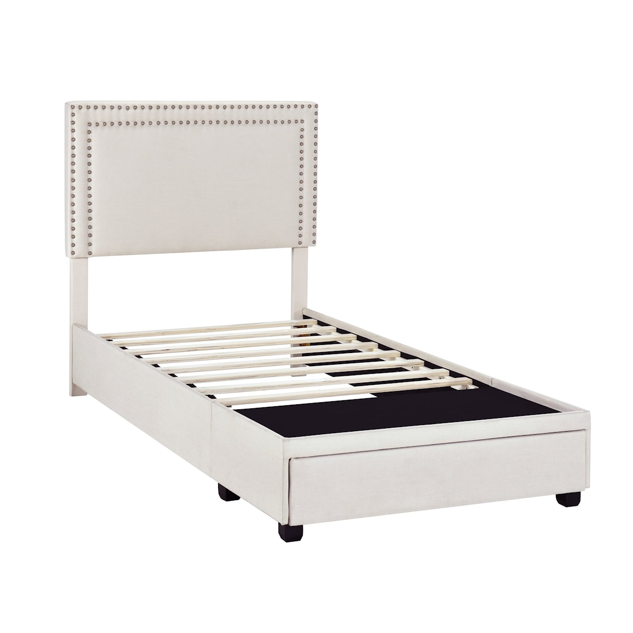 Accentrics Home Fashion Beds Twin Upholstered Bed