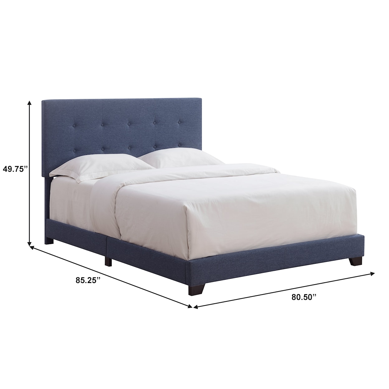 Accentrics Home Fashion Beds King Upholstered Bed