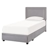 Accentrics Home Fashion Beds Twin Upholstered Bed