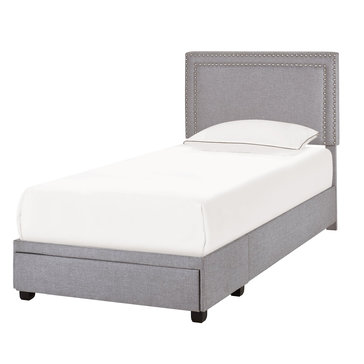 Accentrics Home Fashion Beds Twin Upholstered Bed