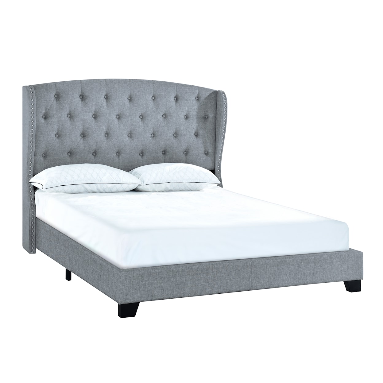 Accentrics Home Fashion Beds King Upholstered Bed