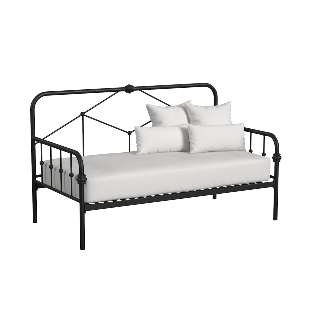 Accentrics Home Fashion Beds Twin Metal Bed