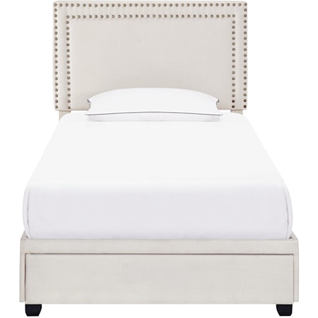 Twin Upholstered Bed