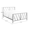 Accentrics Home Fashion Beds King Metal Bed