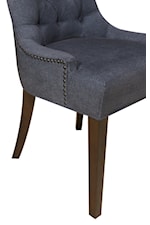 Accentrics Home Accent Seating Upholstered Metal Leg Accent Chair in Warm Gray