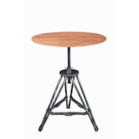 Metal / Wood Accent Table