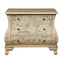 Words of Encouragement Wooden Bombay 3 Drawer Chest