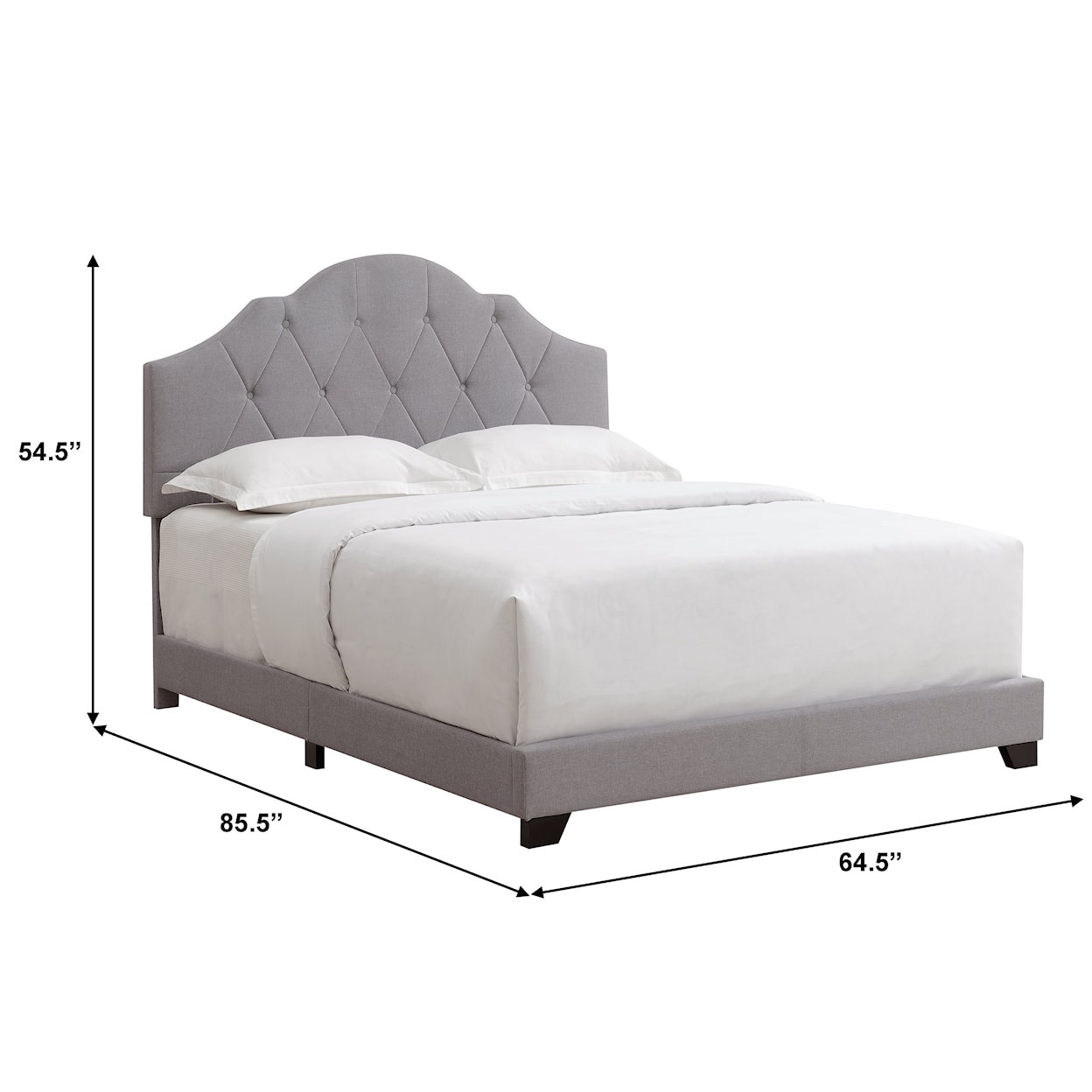 Accentrics Home Fashion Beds Queen Upholstered Bed