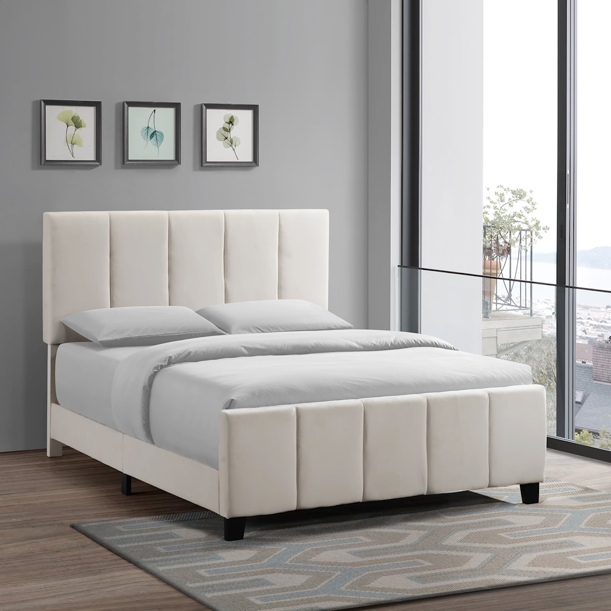 Accentrics Home Fashion Beds Queen Upholstered Bed