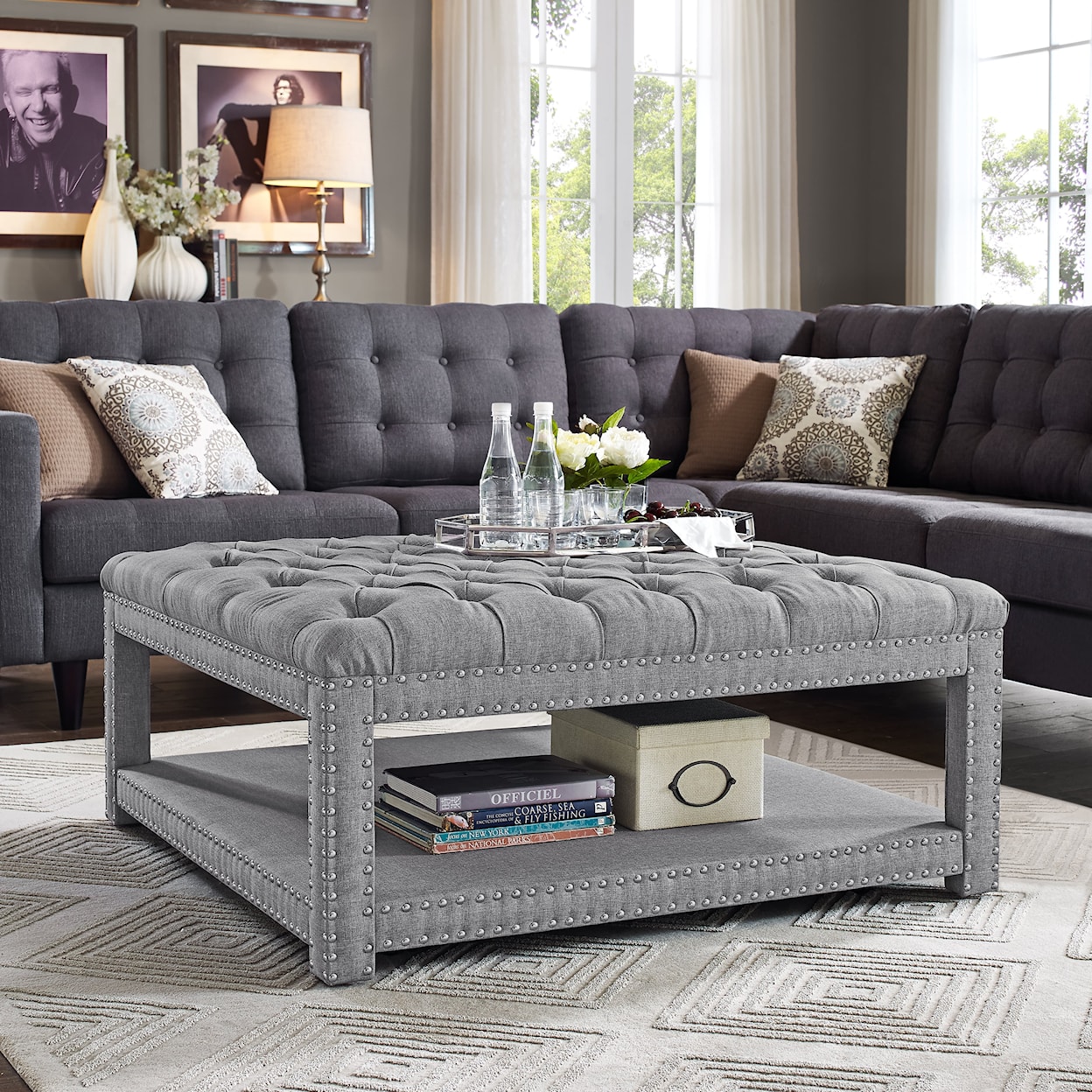 Accentrics Home Accent Seating Ottoman