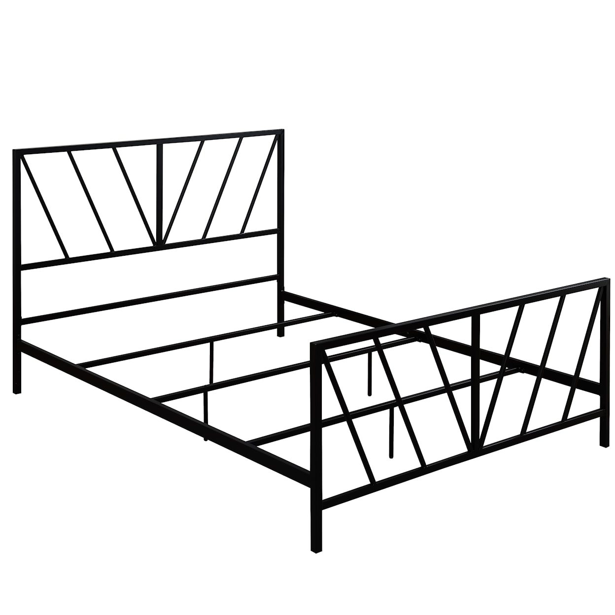 Accentrics Home Fashion Beds King Metal Bed