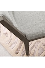 Accentrics Home Accent Seating Transitional Upholstered End of Bed Bench in Linen