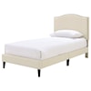 Accentrics Home Fashion Beds Twin Upholstered Bed