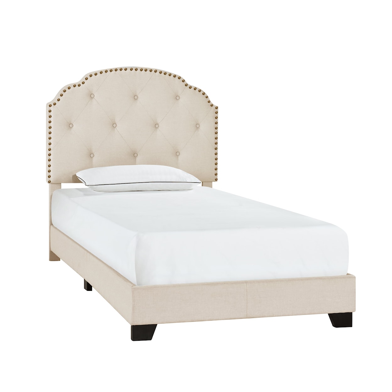 Accentrics Home Fashion Beds Twin Upholstered Bed