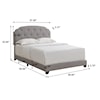 Accentrics Home Fashion Beds Full Upholstered Bed