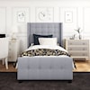 Accentrics Home Fashion Beds Twin Upholstered Bed