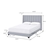 Accentrics Home Fashion Beds Full Upholstered Bed