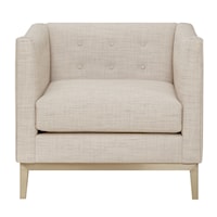 Contemporary Button Tufted Milan Chair