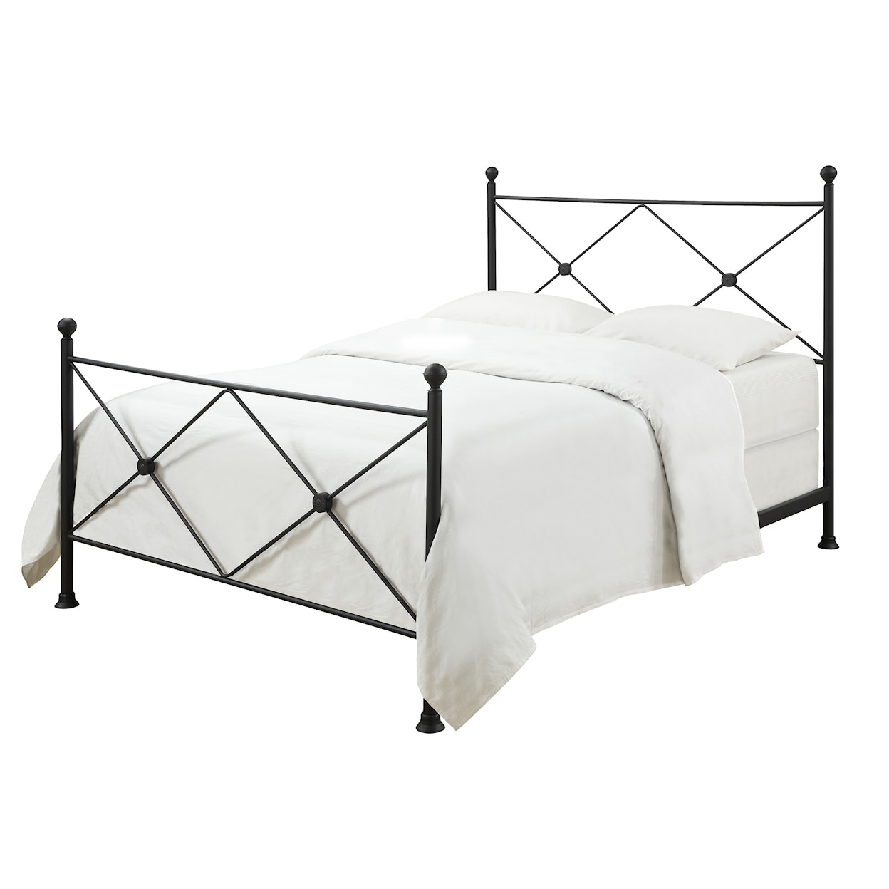 Accentrics Home Fashion Beds King Metal Bed