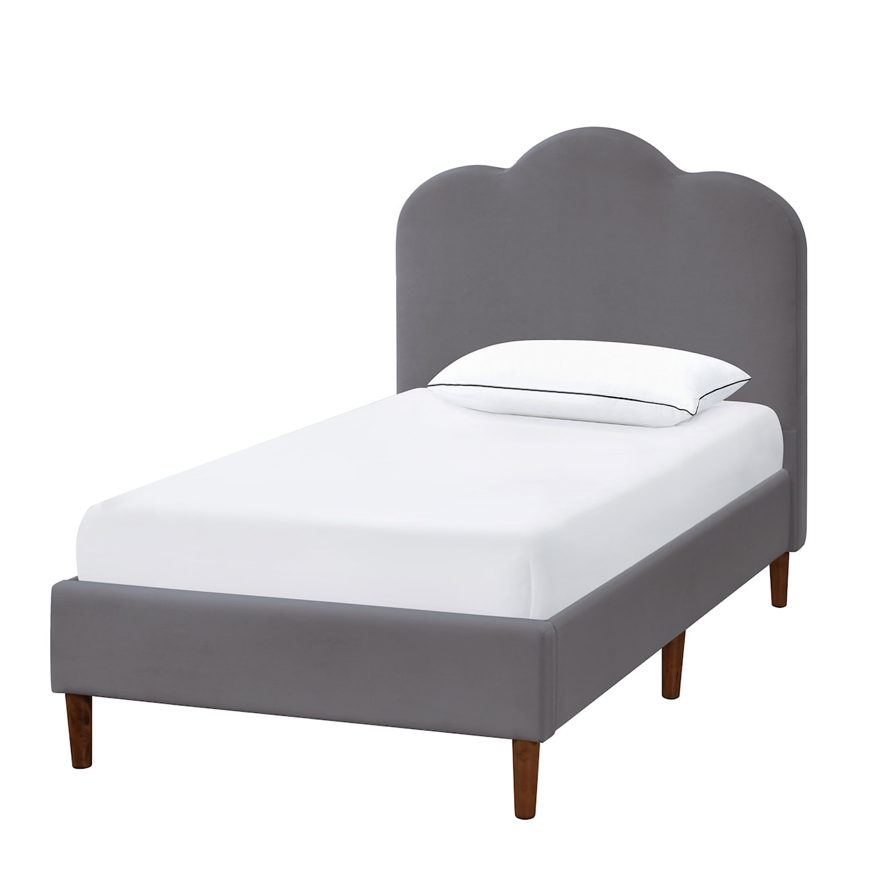 Accentrics Home Fashion Beds Twin Upholstered Bed