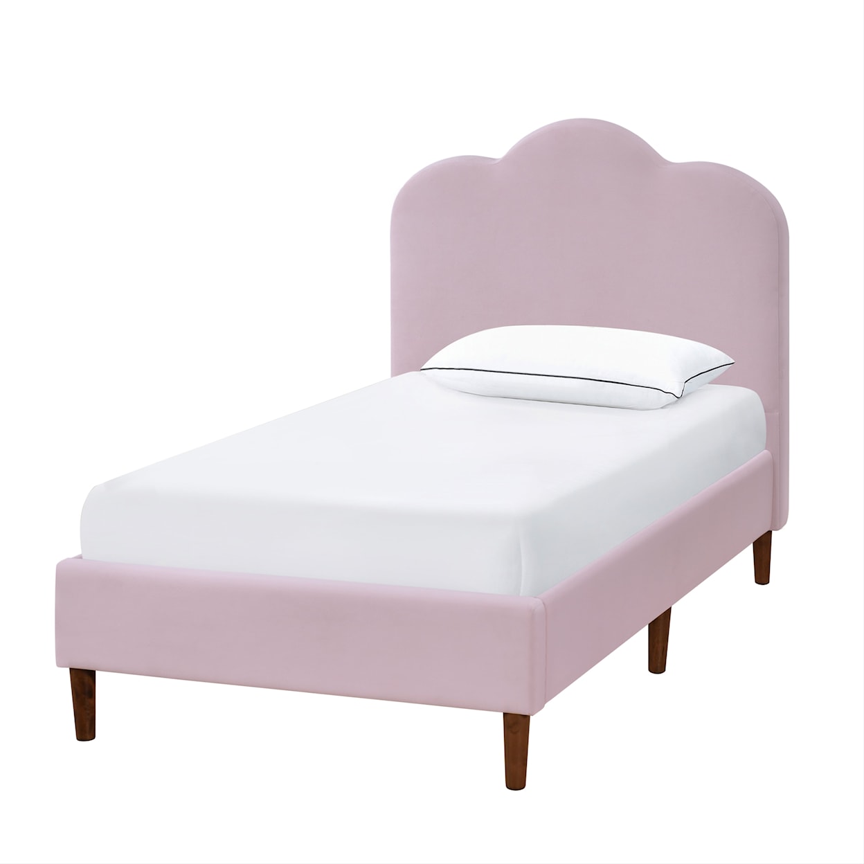 Accentrics Home Fashion Beds Twin Upholstered Bed