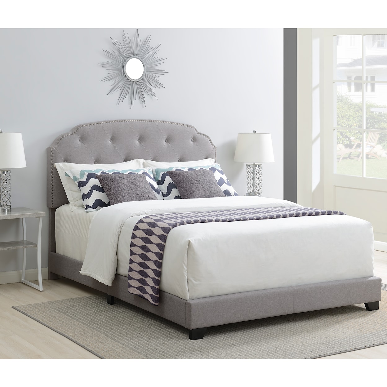 Accentrics Home Fashion Beds Full Upholstered Bed