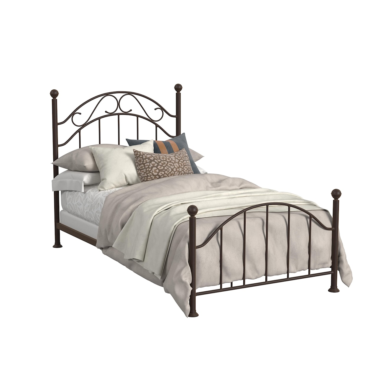 Accentrics Home Fashion Beds Twin Metal Bed