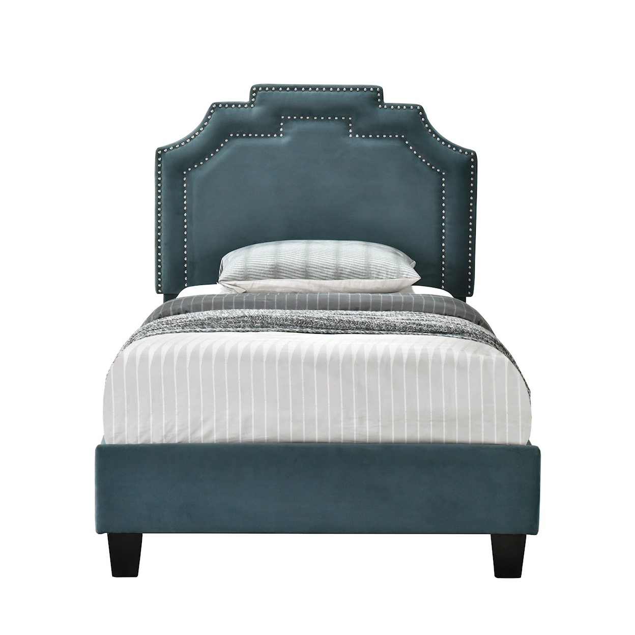 Accentrics Home Fashion Beds Twin Upholstered Bed