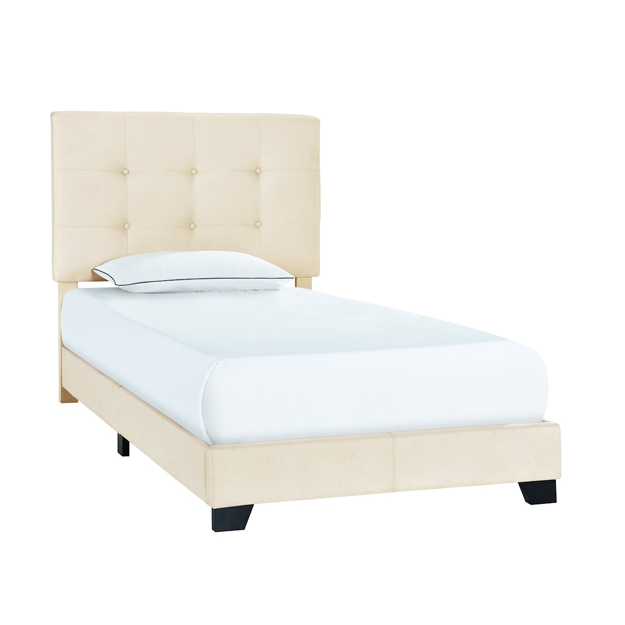 Accentrics Home Fashion Beds Twin Upholstered Bed