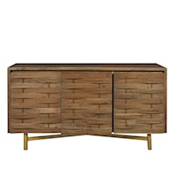 Woven Door Acacia Sideboard