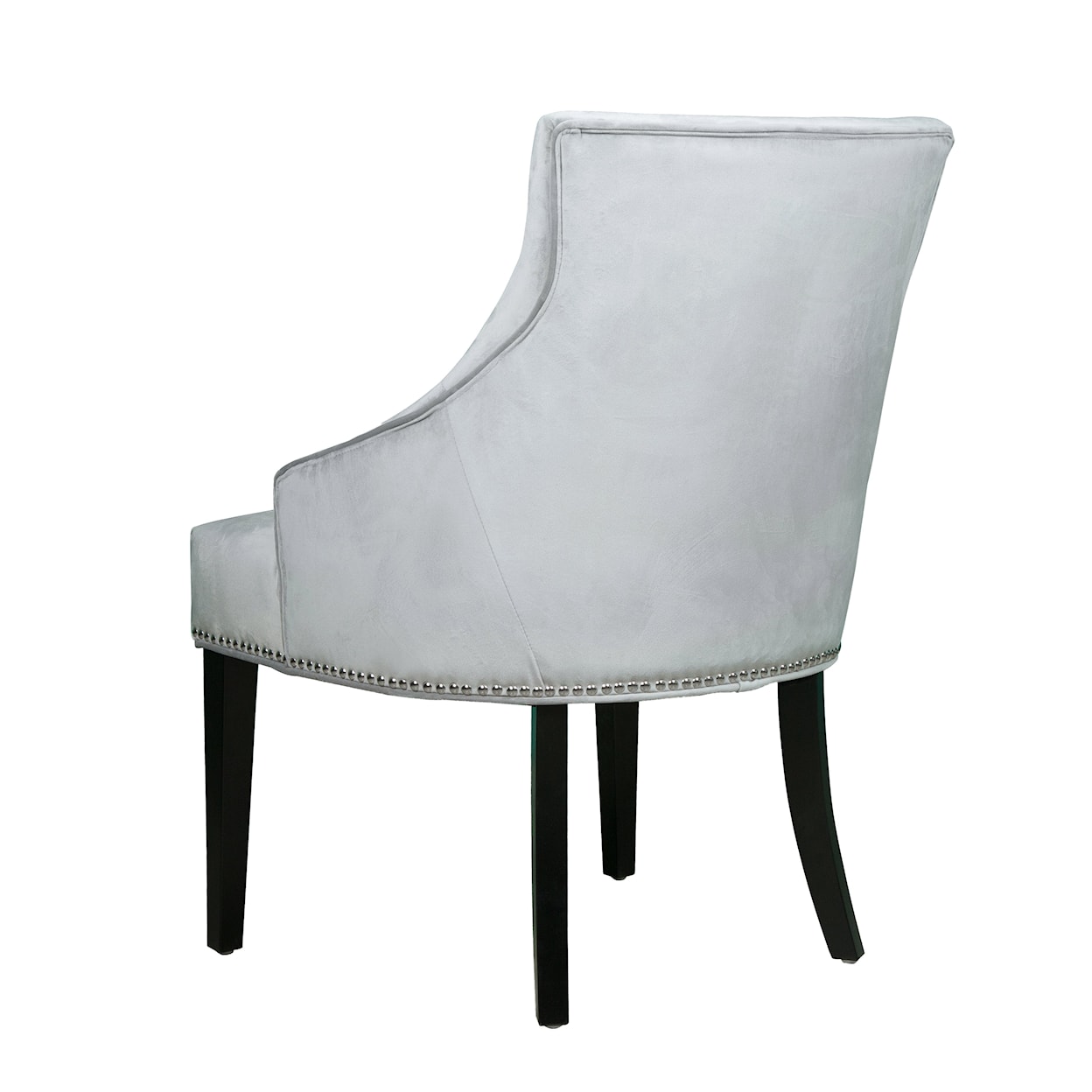 Accentrics Home Accent Seating Dining Chair Bella Silver