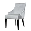 Accentrics Home Accent Seating Dining Chair Bella Silver