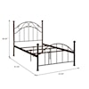 Accentrics Home Fashion Beds Twin Metal Bed