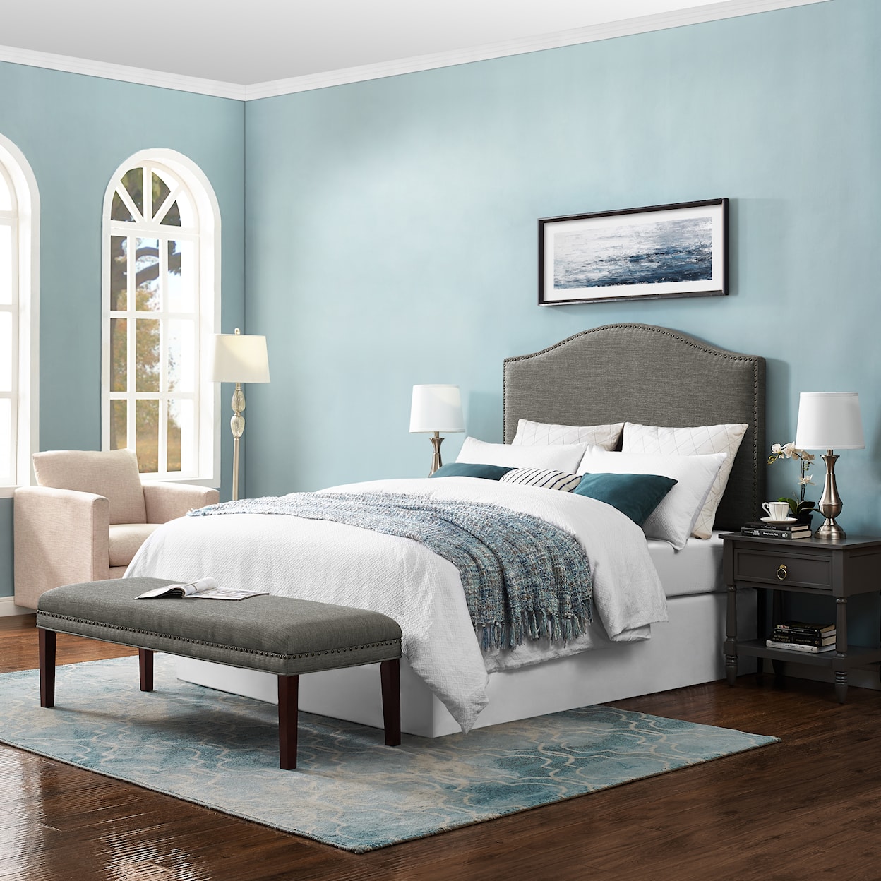 Accentrics Home Fashion Beds Upholstered Headboard